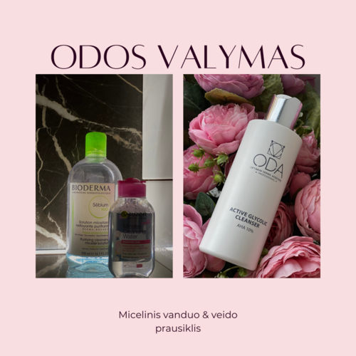 Veido odos valymas