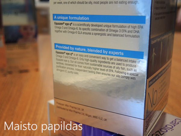 Ant žuvų taukų pakuotės galima surasti informacijos, iš kokių žuvų išgauti taukai